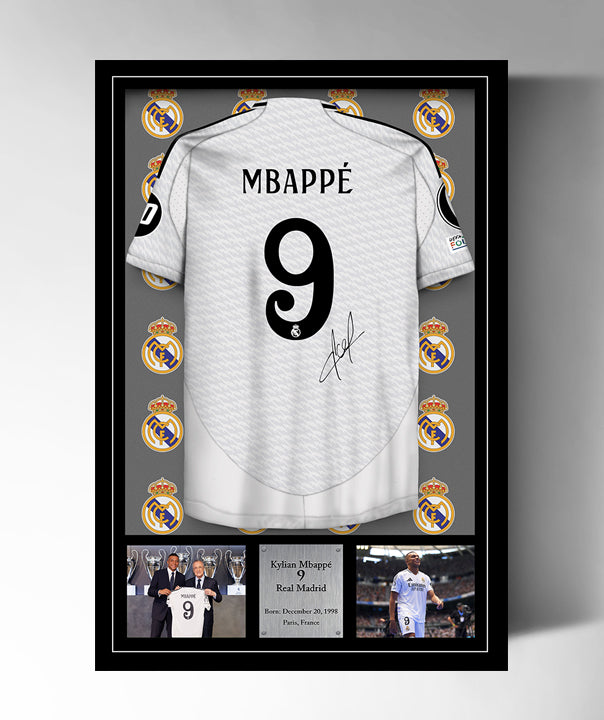 9 Madrid Jersey PRINT (Not a real Jersey)