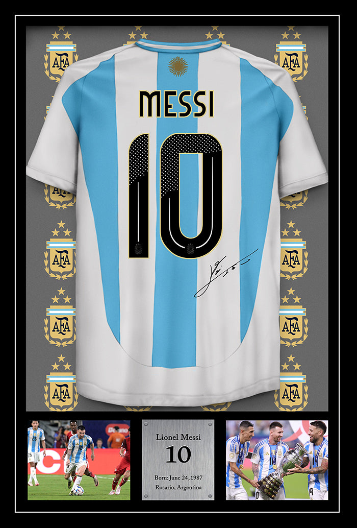 10 Argentina Jersey PRINT (Not a real Jersey)