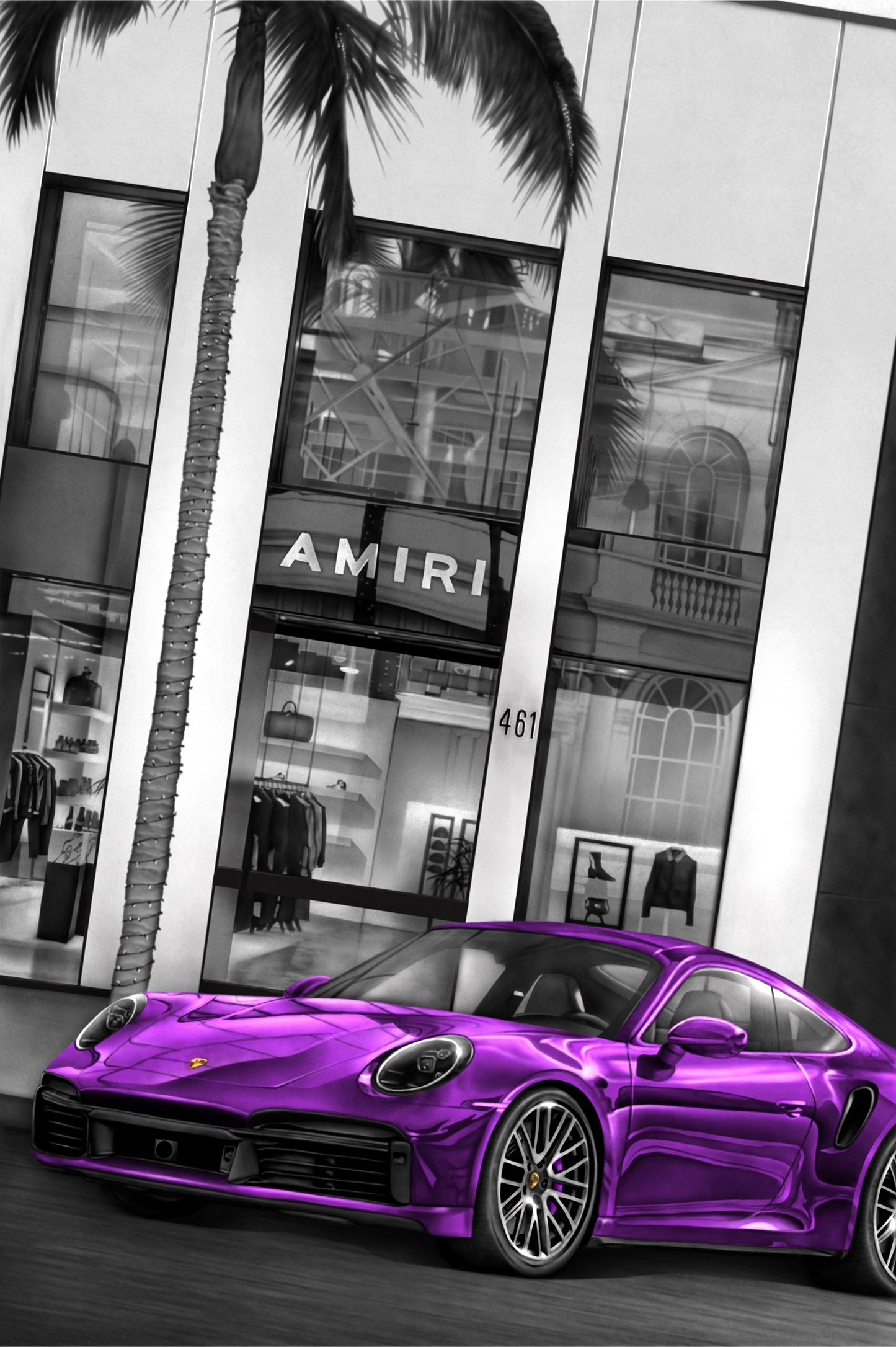Rodeo Drive Purple car